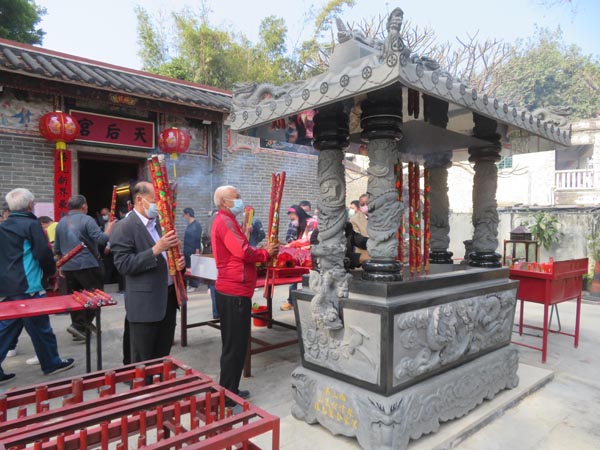 鳳池村神廟復修迎天后進宮