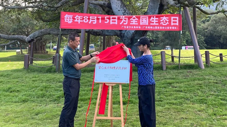 探幽深圳市肺 文學名家走進梧桐山國家森林公園