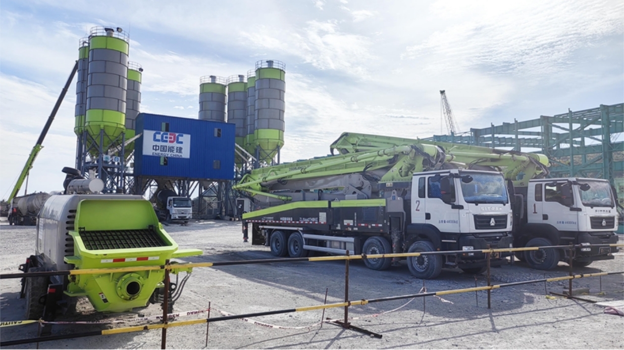 湘品湘造 閃耀世界| 中聯重科攪拌站助建菲律賓首個千萬噸級鋼廠