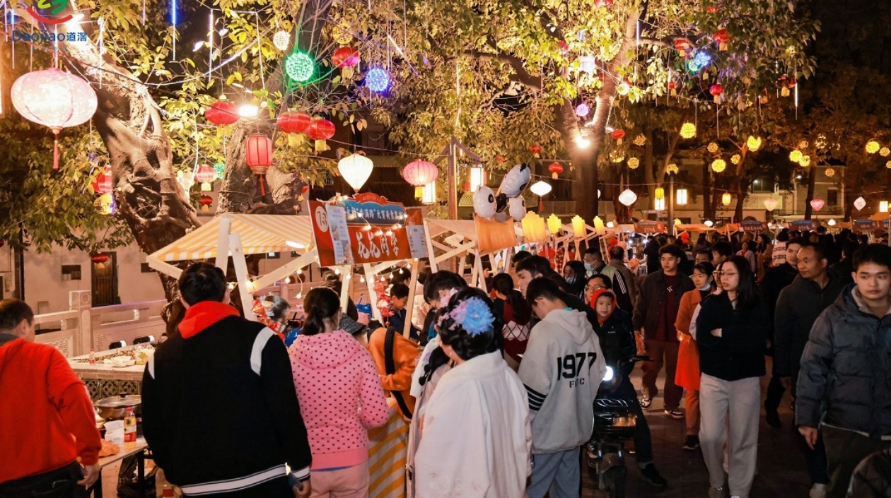 火樹銀花不夜天 東莞道滘元夕演繹水鄉浪漫