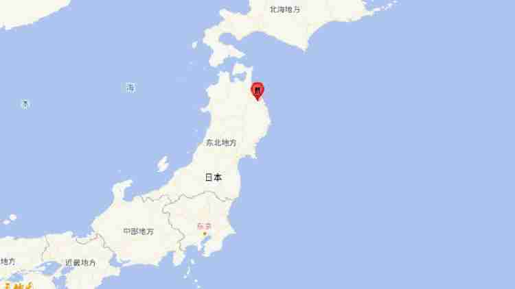 日本本州島發生6.0級地震 震源深度70千米