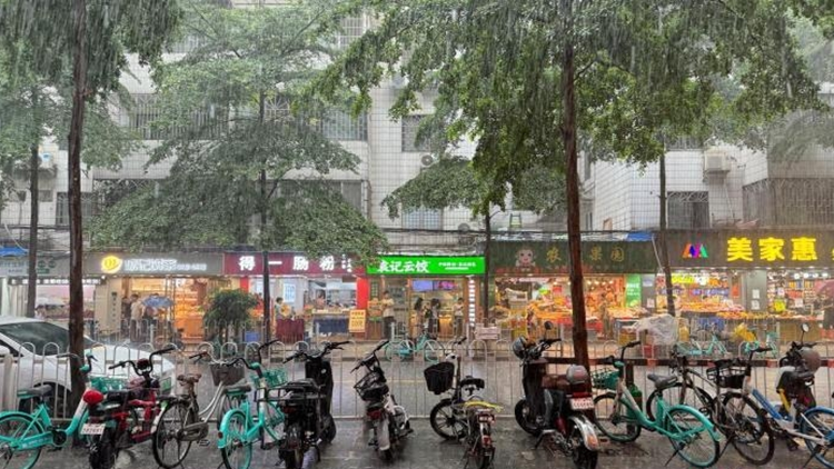 廣東187個鎮街遭遇強降雨