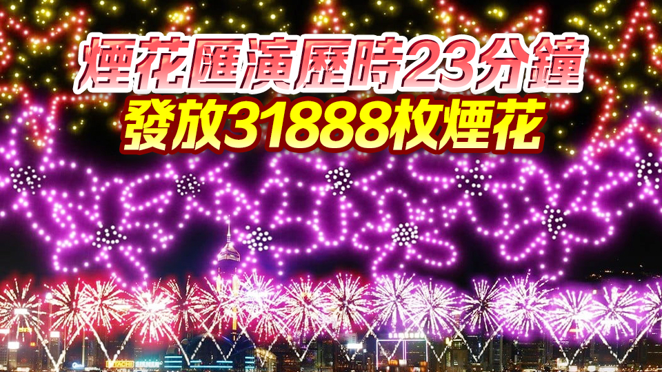 國慶煙花匯演加設無人機表演 煙花將呈現「紅色五角星」「笑臉」