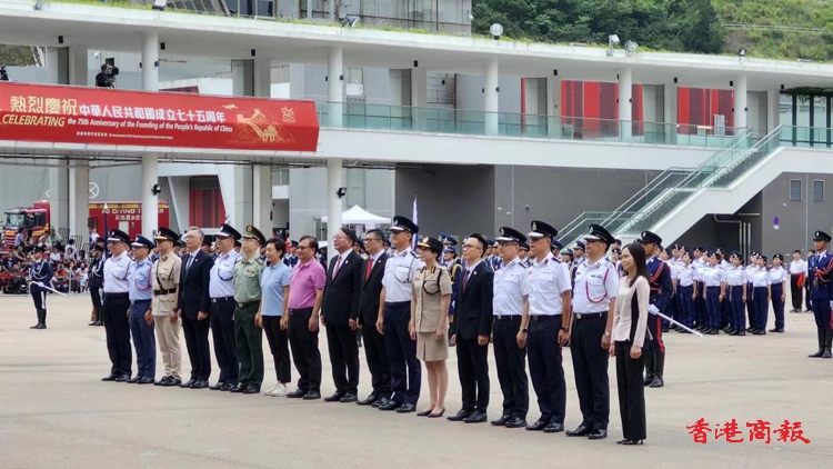 國慶75周年｜紀律部隊青少年團體慶祝國慶大匯演 陳國基勉勵青年學習中華優秀傳統文化