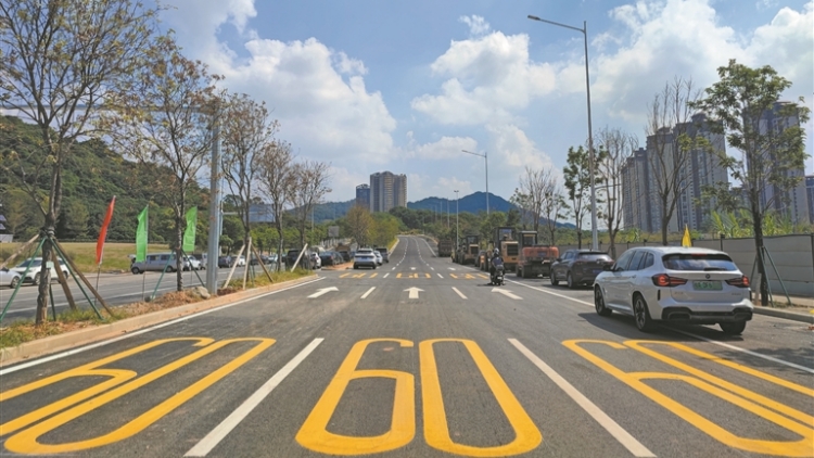 廣州增城黃埔互聯互通道路寧埔大道（開發區段）正式通車