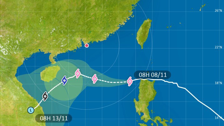 天文台：中午12時40分發出一號戒備信號