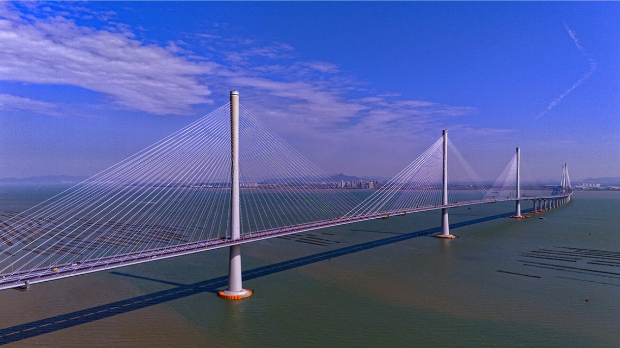 粵港澳大灣區又一重大跨海通道工程  廣東黃茅海跨海通道即將通車